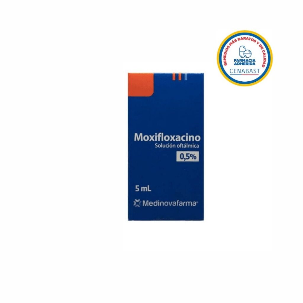 MOXIFLOXACINO 0,5% SOL. OFT. 5ML CENABAST – Farmagran